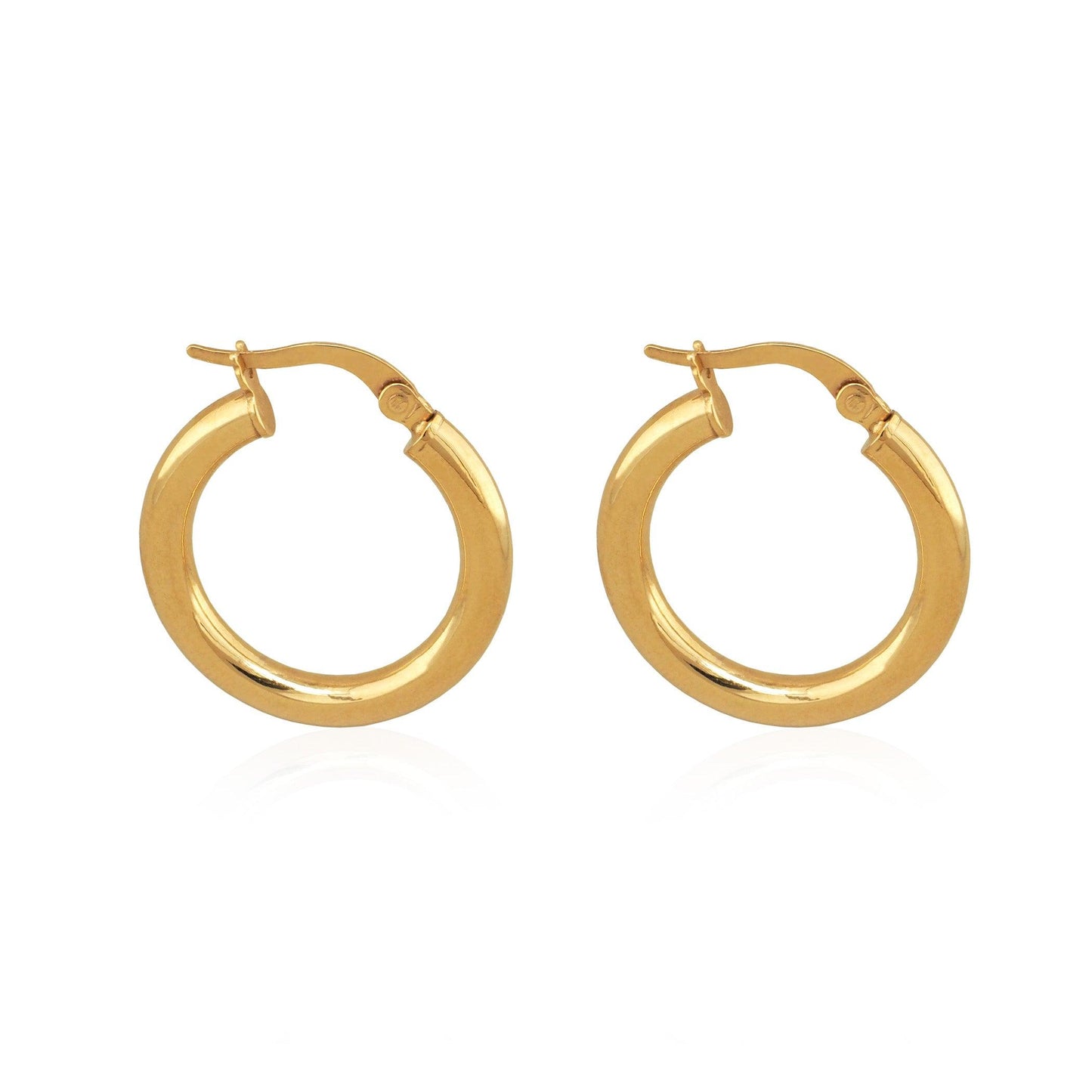 9ct Yellow Gold Hoop Earrings - Maxine Noosa
