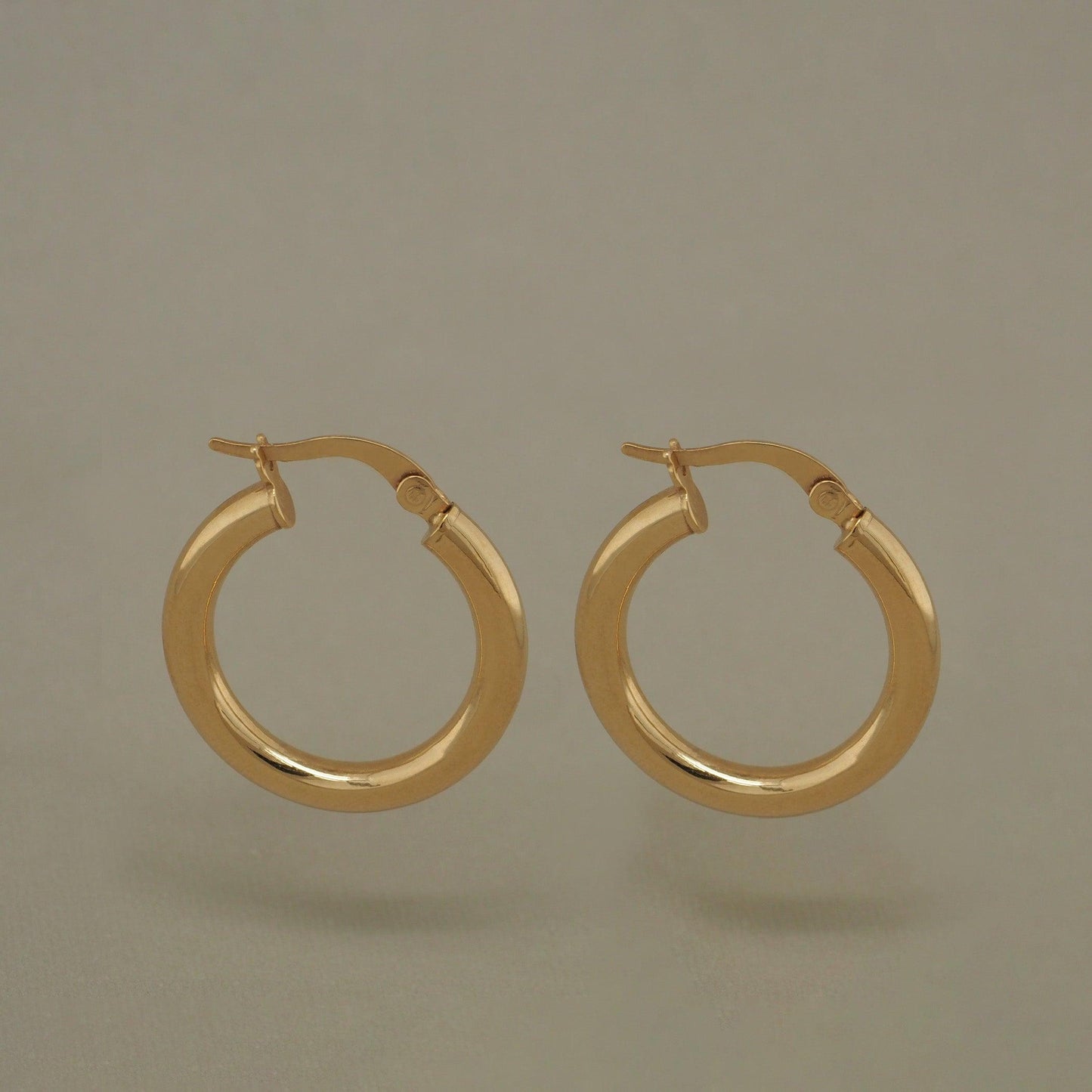 9ct Yellow Gold Hoop Earrings - Maxine Noosa