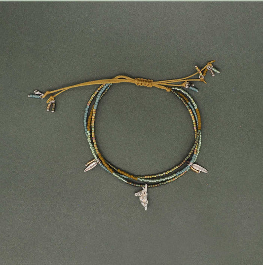 Colours of The Eucalyptus Tree Charm Bracelet