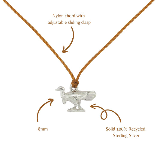 The Little Bush Turkey of Hastings Street Pendant