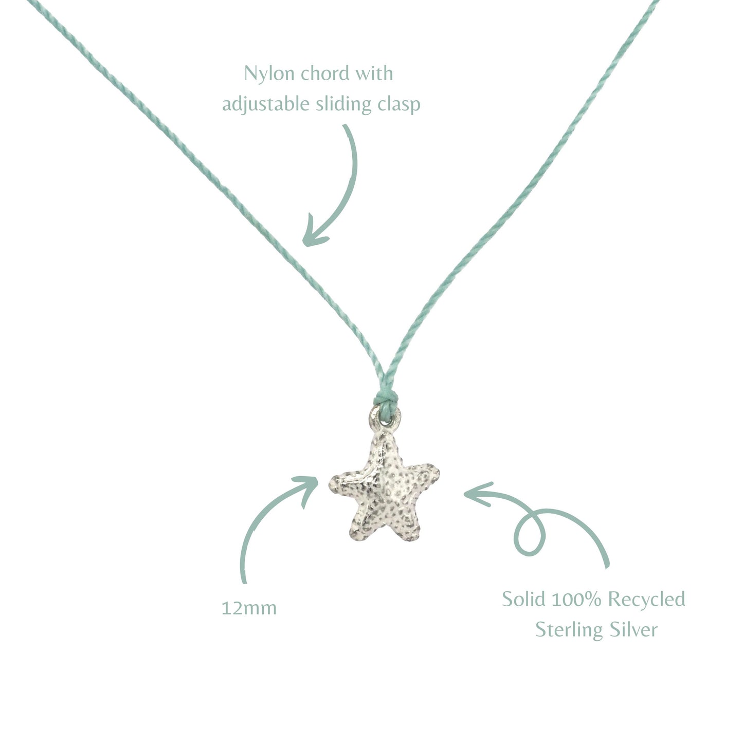 Biscuit Sea Star Necklace