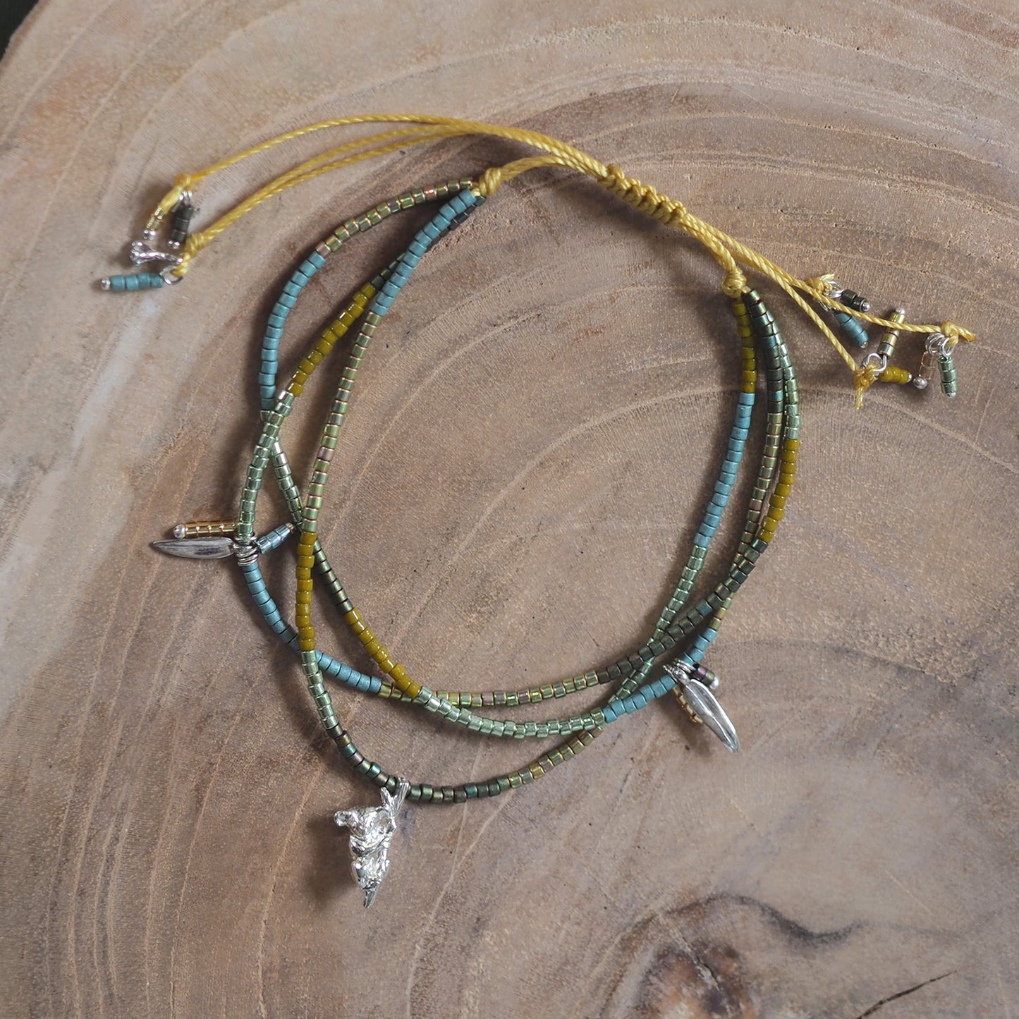 Colours of The Eucalyptus Tree Charm Bracelet