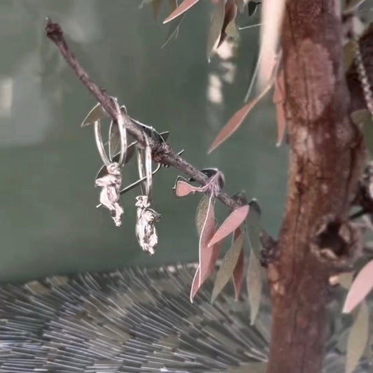 Noosa Koala Hoop Earrings