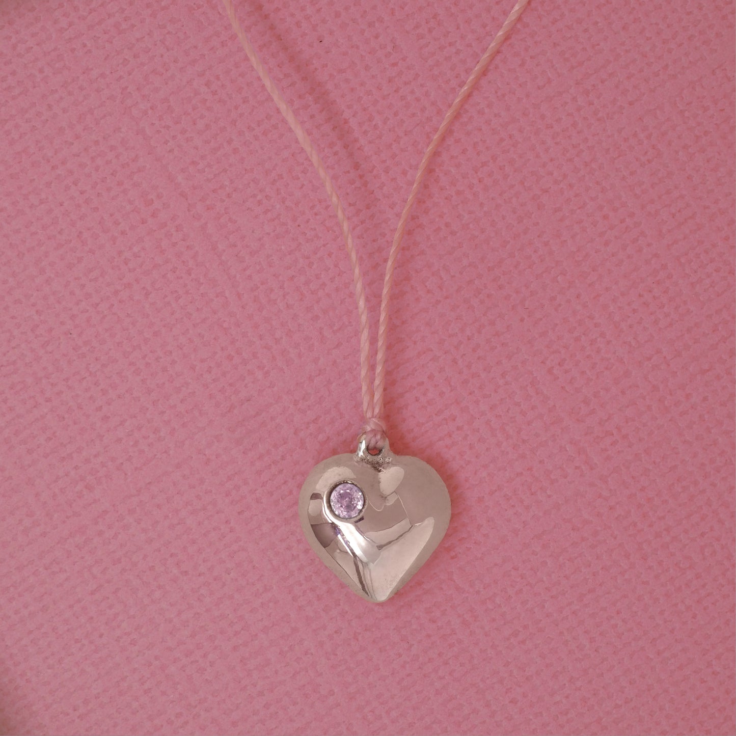 Sapphire Heart Necklace