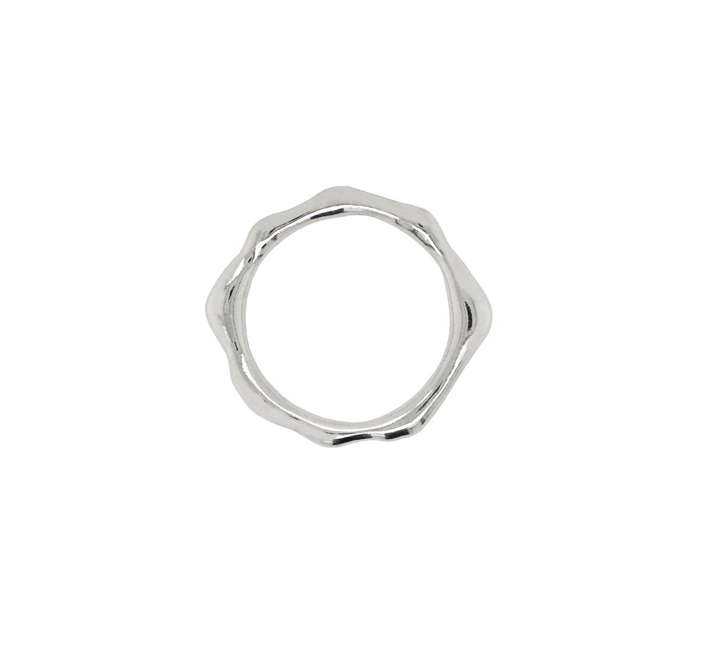 Sterling Silver Splash Ring