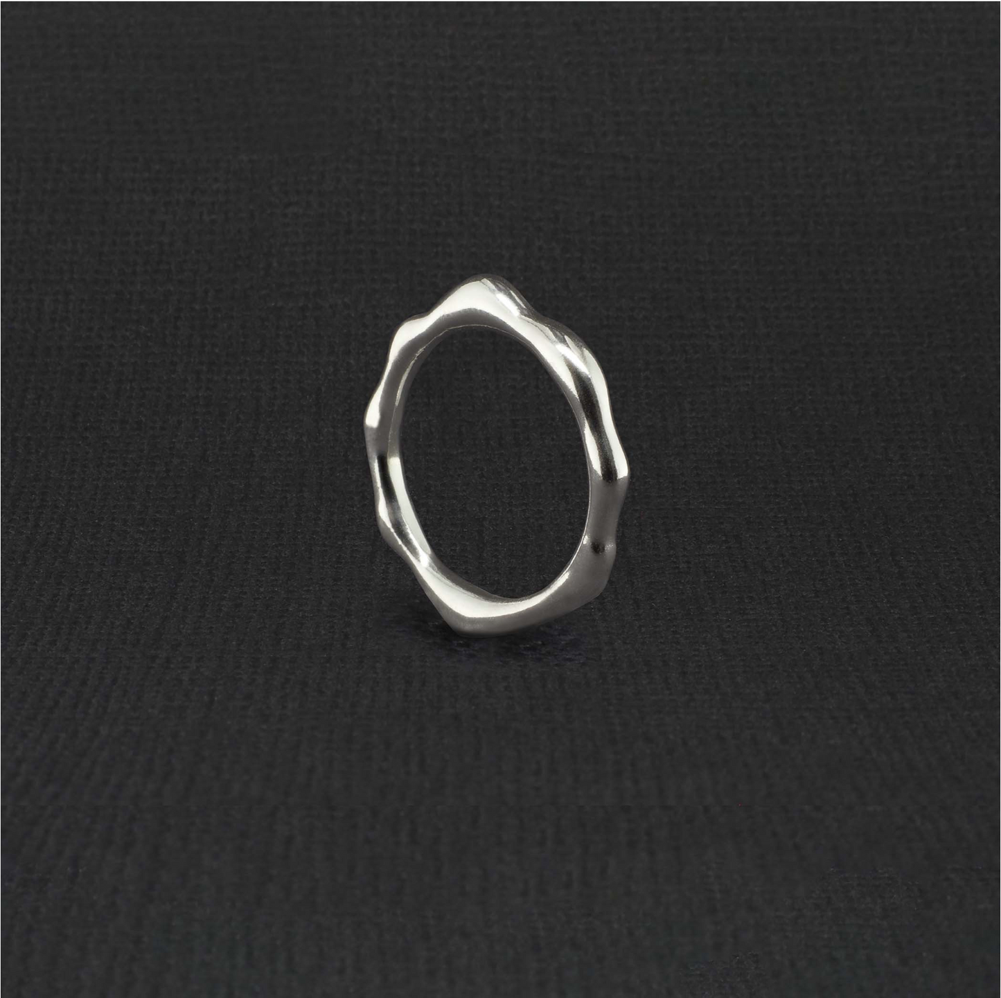 Sterling Silver Splash Ring