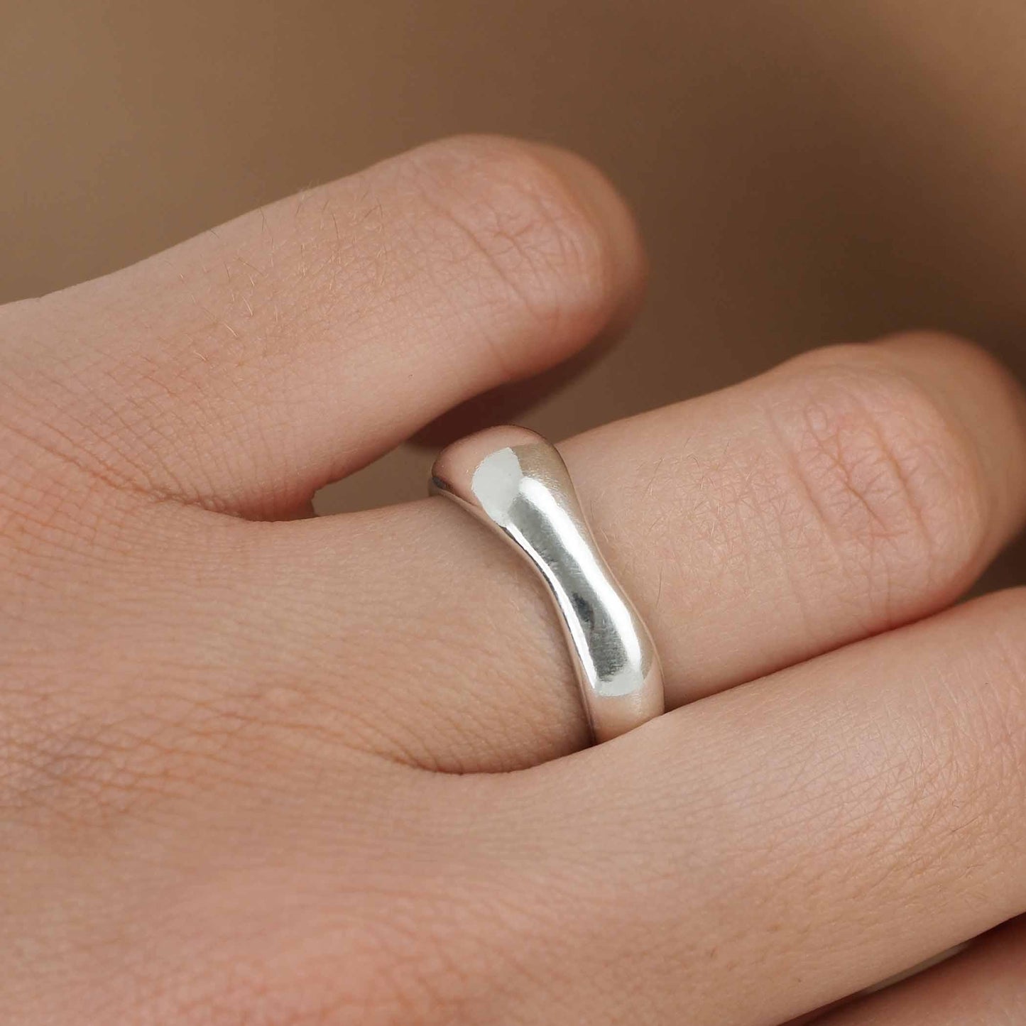 Chunky Driftwood Stacking Ring - Maxine Noosa
