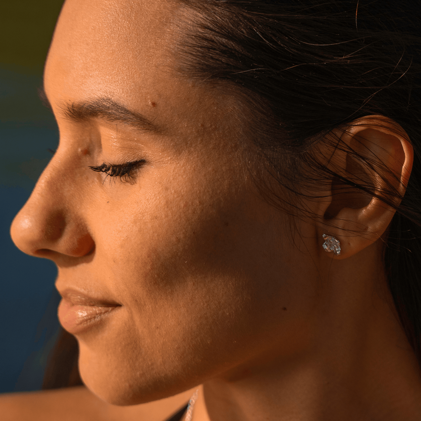 Dainty Grey Mangrove Flower Earrings - Maxine Noosa