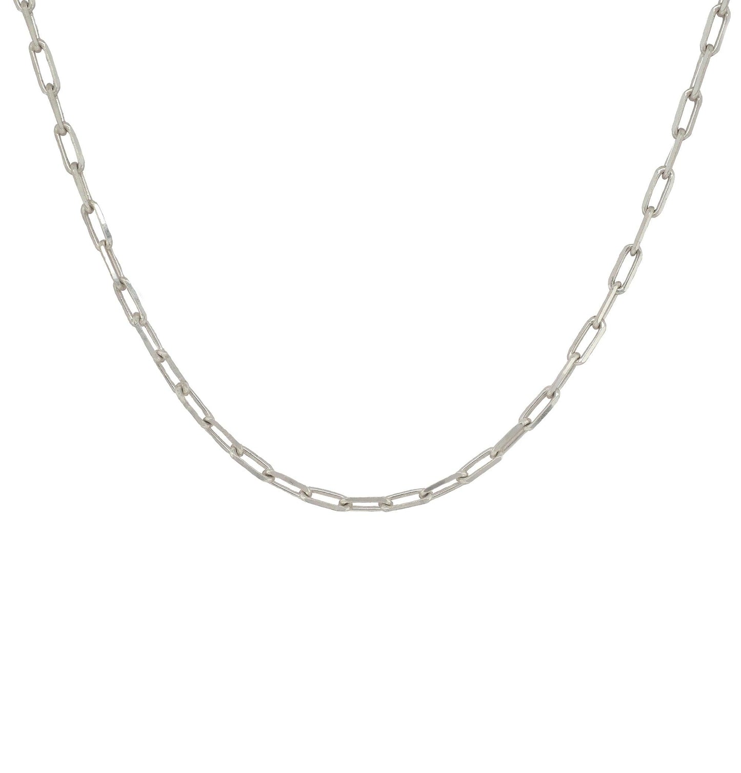Sterling Silver Paperclip Chain - Maxine Noosa