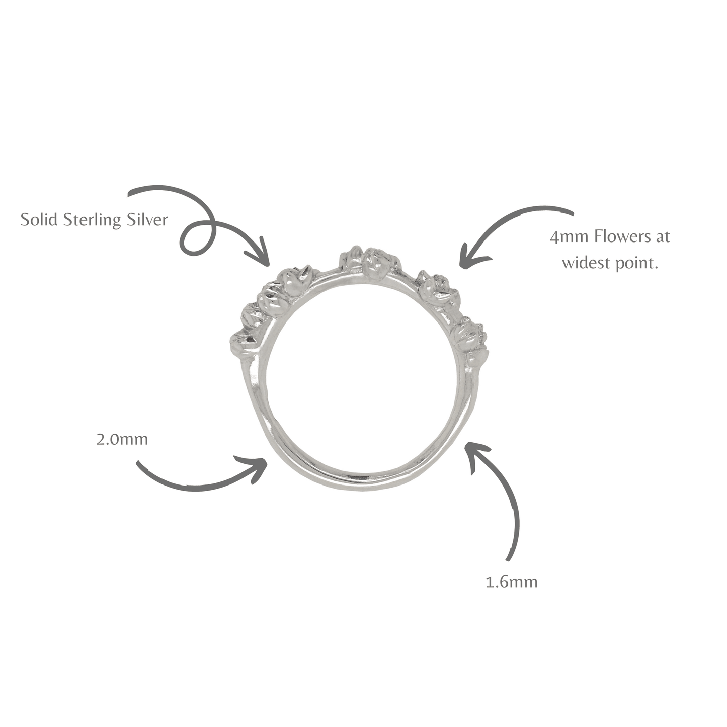 The Grey Mangrove Wreath Ring - Maxine Noosa