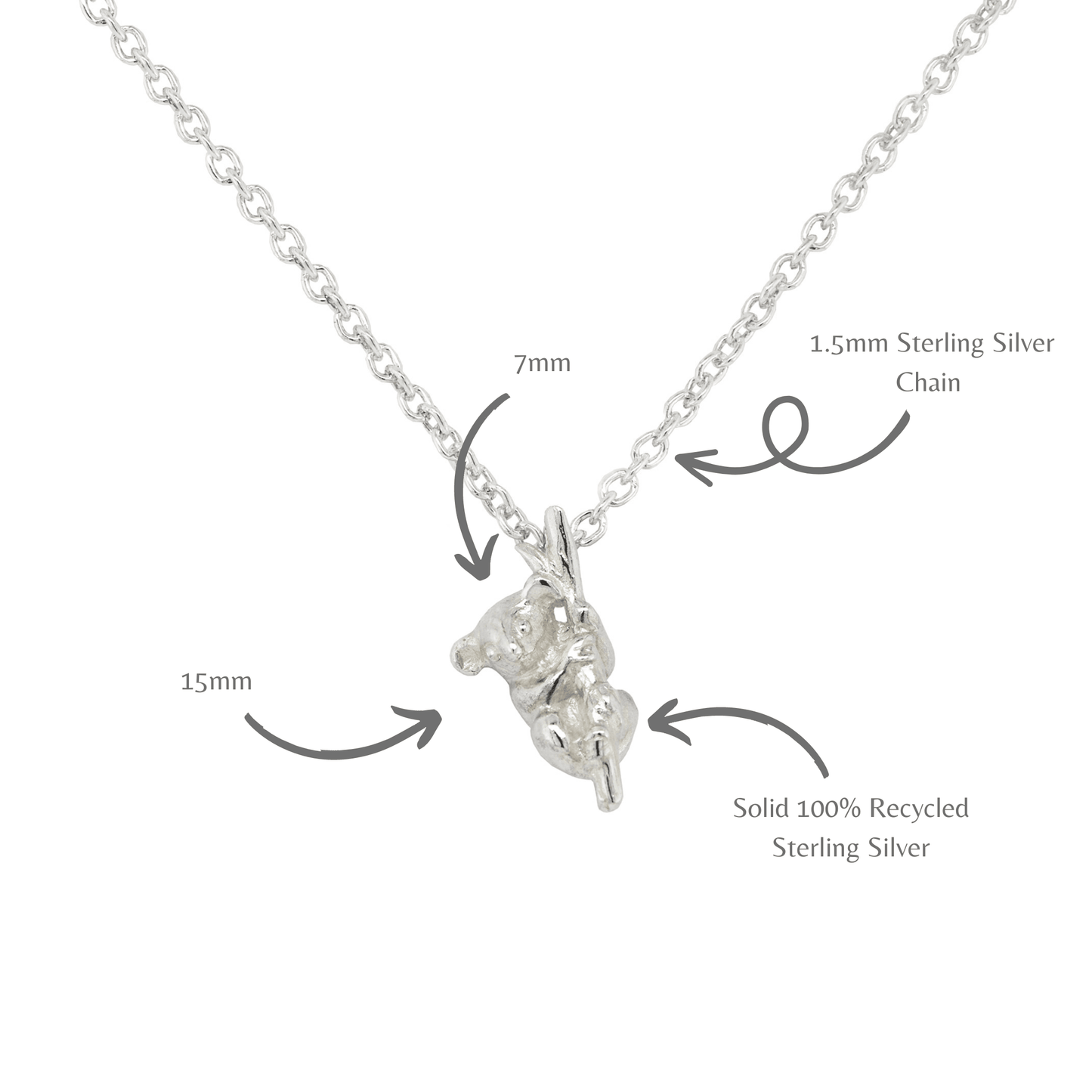 Tiny Koala Pendant - Maxine Noosa