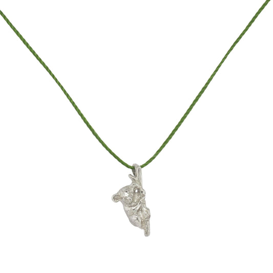 Tiny Koala Pendant on chord - Maxine Noosa
