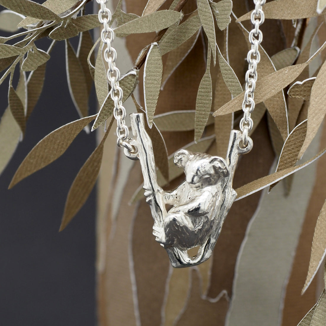 A Delightful Souvenir: The Sterling Silver Koala Pendant Necklace