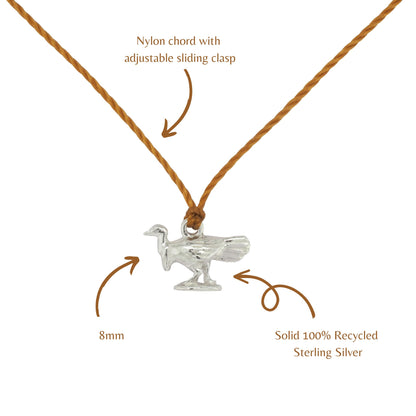 The Little Bush Turkey of Hastings Street Pendant