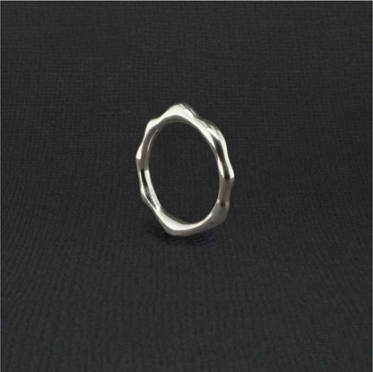 Sterling Silver Splash Ring