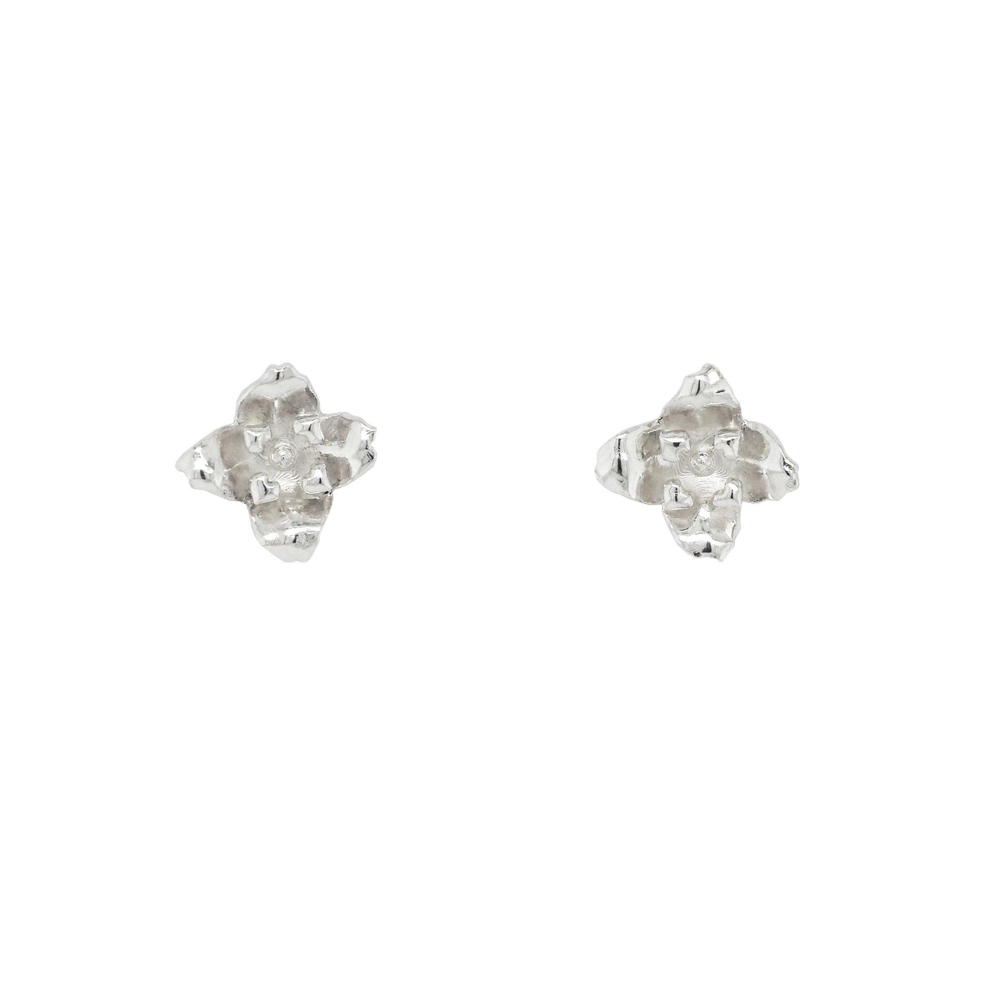 Dainty Grey Mangrove Flower Earrings - Maxine Noosa