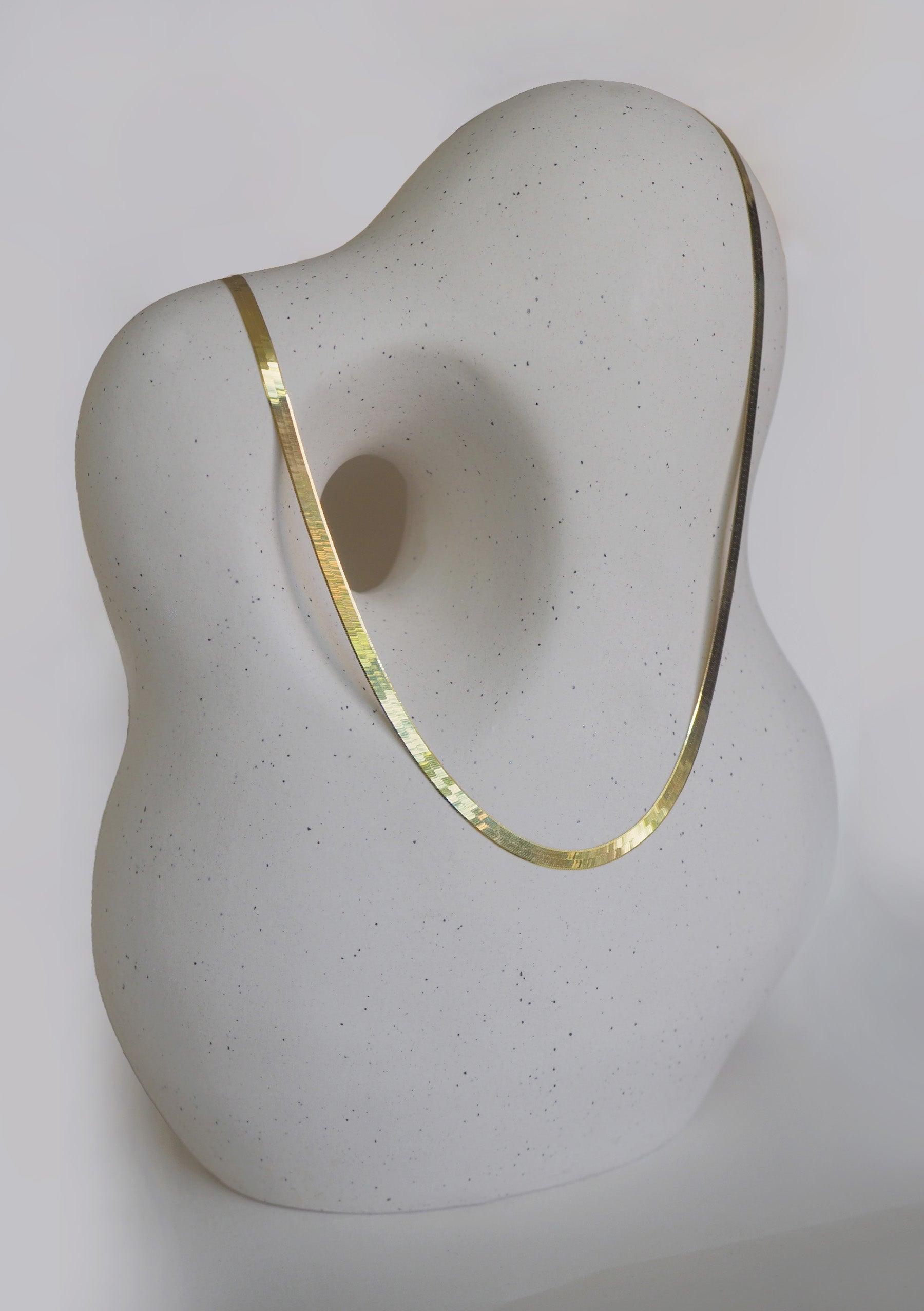 9ct Gold 50cm Solid Herringbone Chain | Angus & Coote | Herringbone, Chain,  Solid