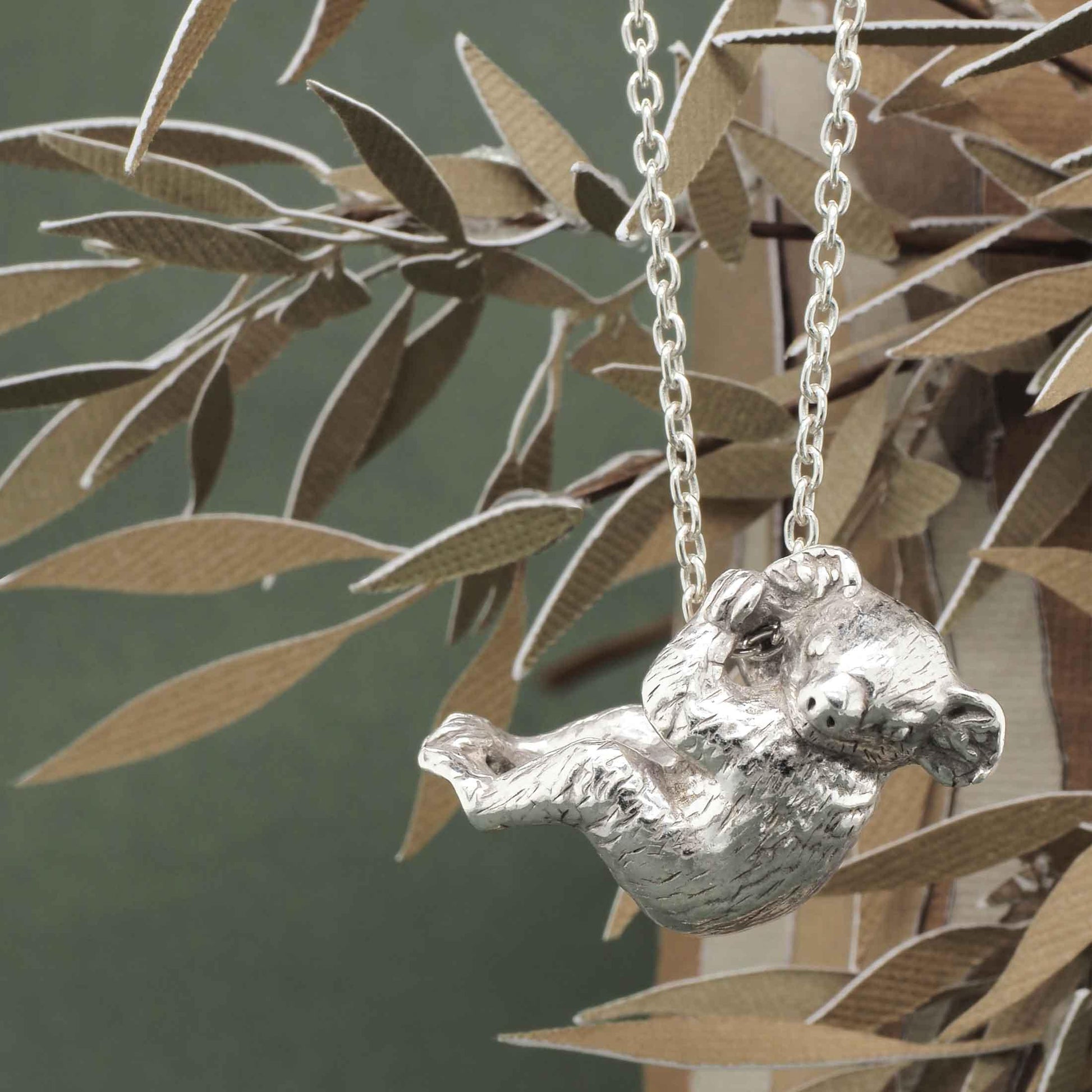Silver Koala Necklace - Maxine Noosa