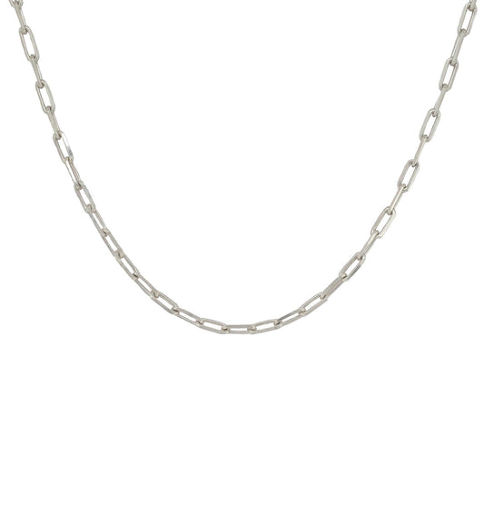 Sterling Silver Paperclip Chain - Maxine Noosa