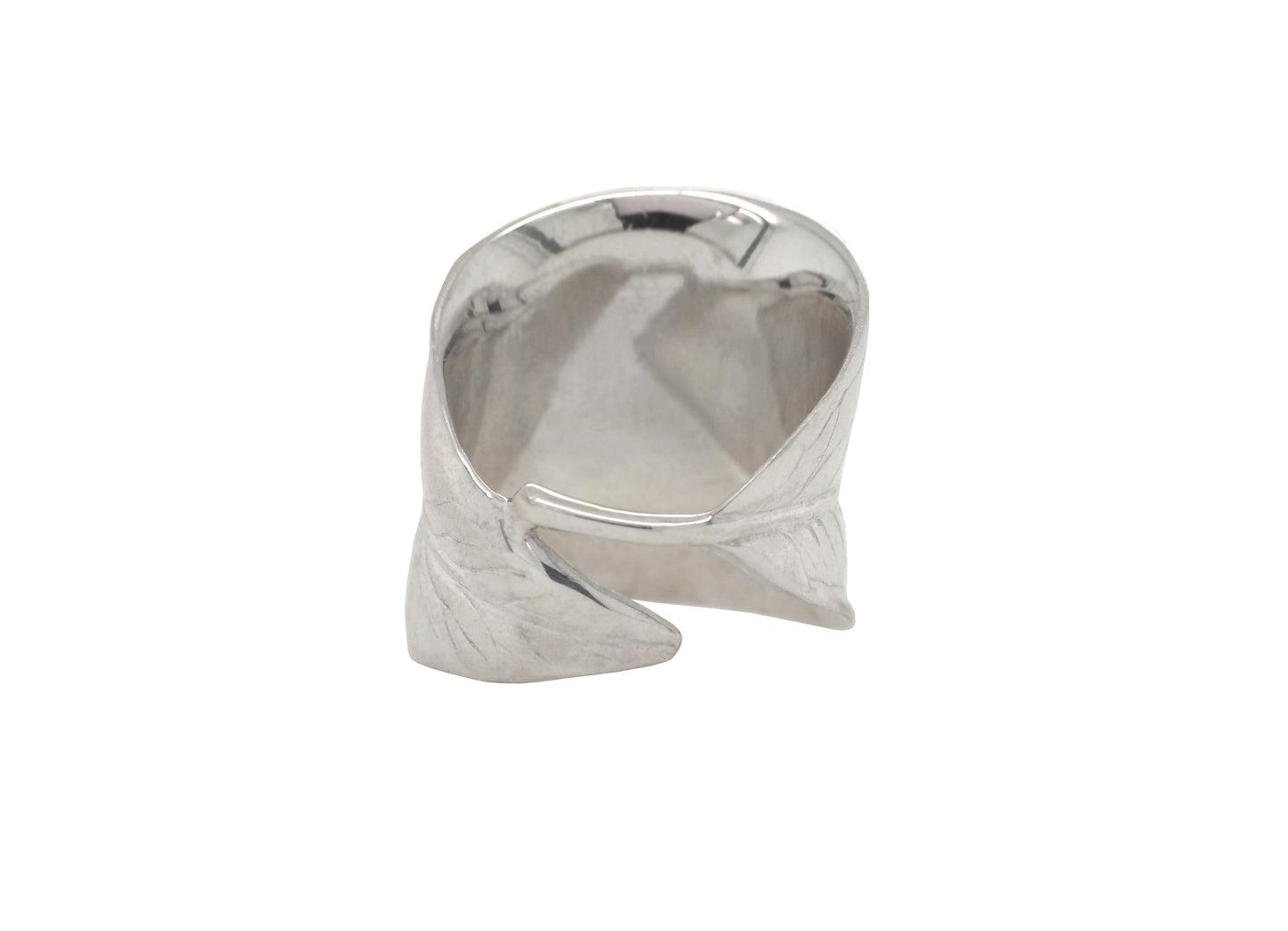 Sterling Silver Eucalyptus Leaf Wrap Ring